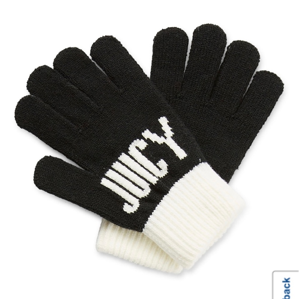 Juicy couture marching gloves and scarf set nwt